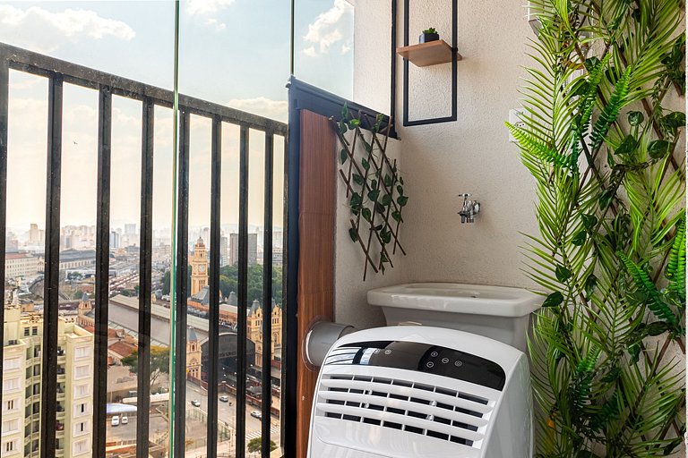 Studio 20ºandar + Ar Condicionado, Piscina e Vaga