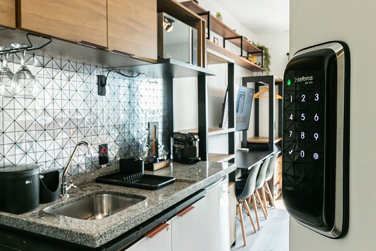 Studio 20ºandar + Ar Condicionado, Piscina e Vaga