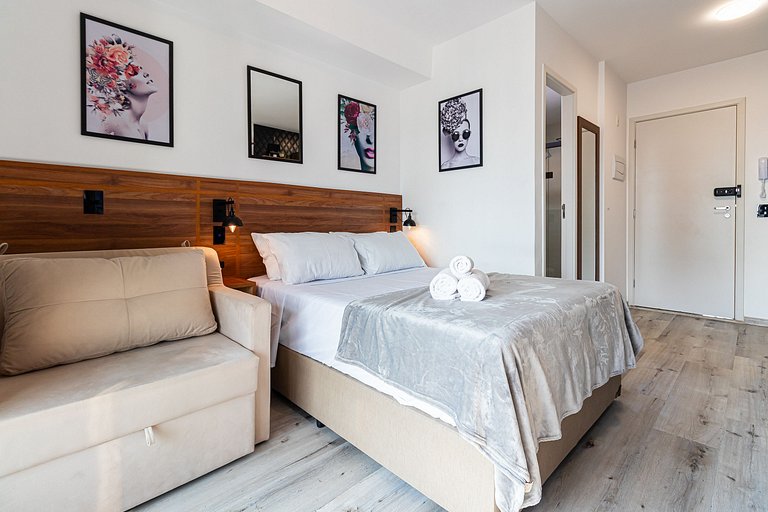 Studio 20ºandar + Ar Condicionado, Piscina