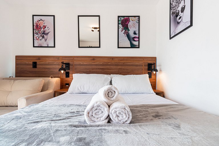 Studio 20ºandar + Ar Condicionado, Piscina