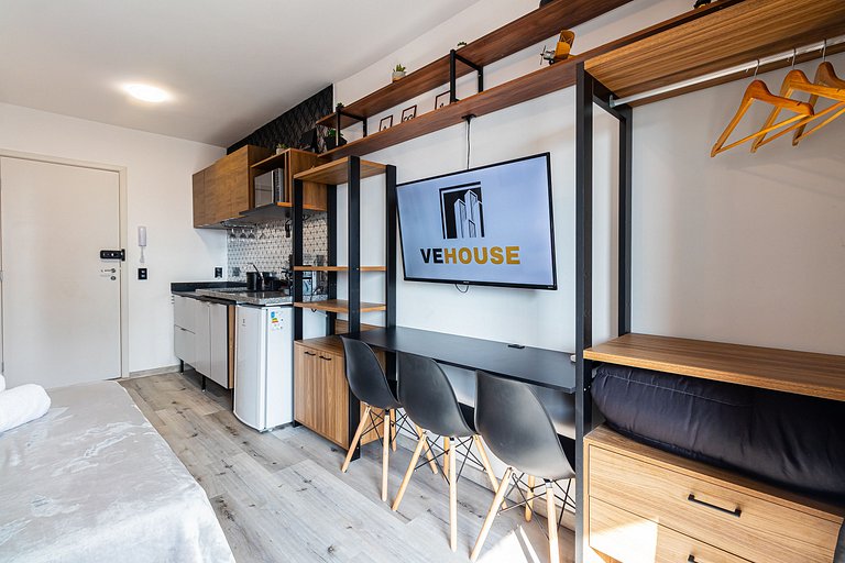 Studio 20ºandar + Ar Condicionado, Piscina