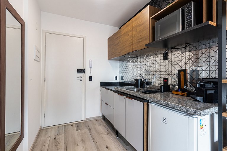 Studio 20ºandar + Ar Condicionado, Piscina e Vaga