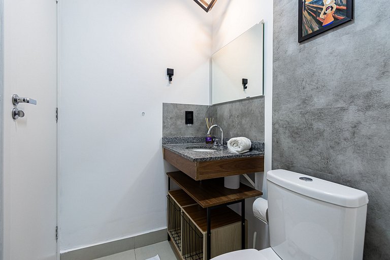 Studio 20ºandar + Ar Condicionado, Piscina e Vaga