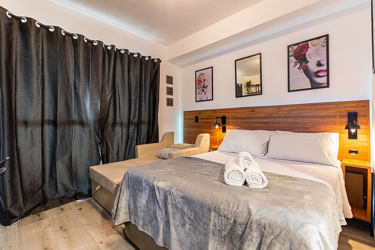 Studio 20ºandar + Ar Condicionado, Piscina e Vaga