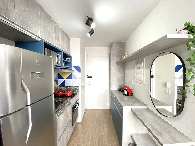 Apê 2 min do metrô Brás - Academia e Lavanderia - Sou House