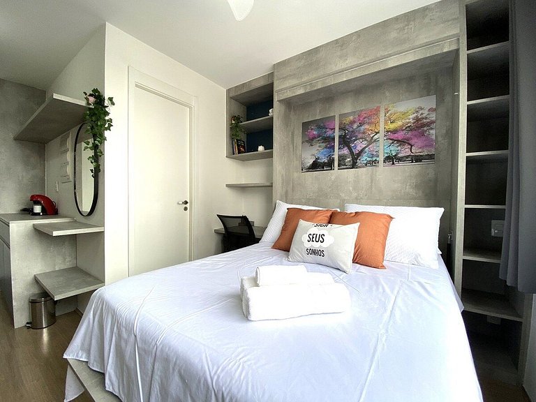 Apê 2 min do metrô Brás - Academia e Lavanderia - Sou House