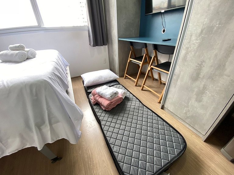 Apê 2 min do metrô Brás - Academia e Lavanderia - Sou House