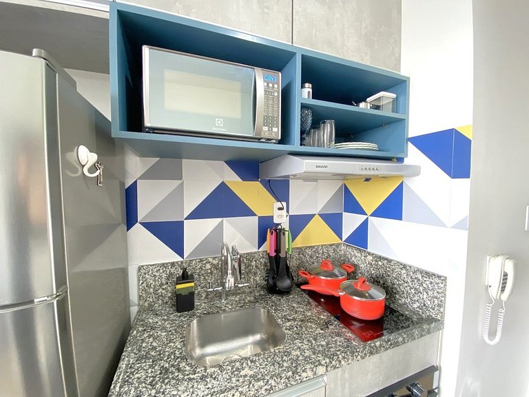 Apê 2 min do metrô Brás - Academia e Lavanderia - Sou House