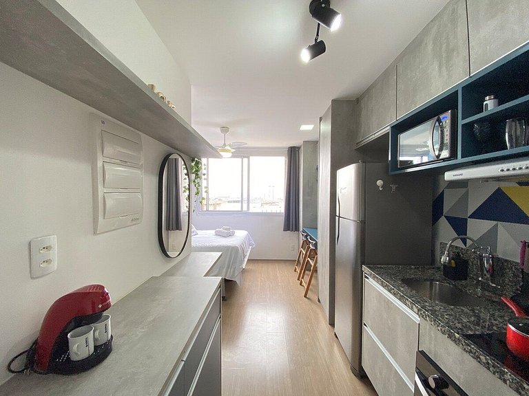 Apê 2 min do metrô Brás - Academia e Lavanderia - Sou House