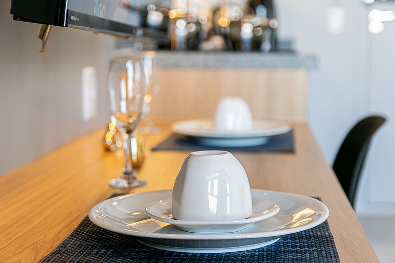 Studio TOP - Cama Queen + Vaga, Piscina e Rooftop