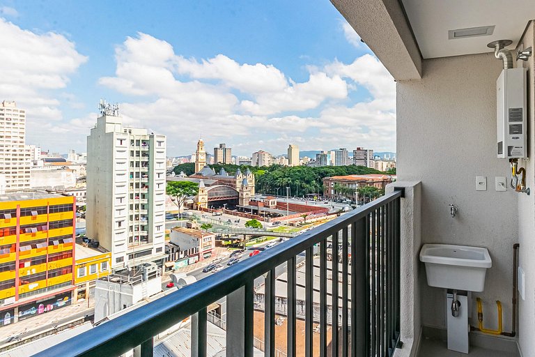 Studio TOP + AC, Vaga, Piscina, Rooftop e Metrô