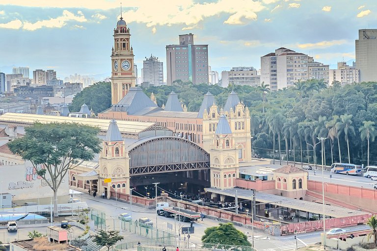 Studio Charmoso + Piscina e Metrô