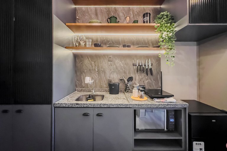 Apê Completo + Vaga, AC, Piscina, Maq. Lava e Seca