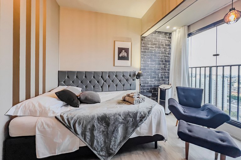 Apê Completo + Vaga, AC, Piscina, Maq. Lava e Seca