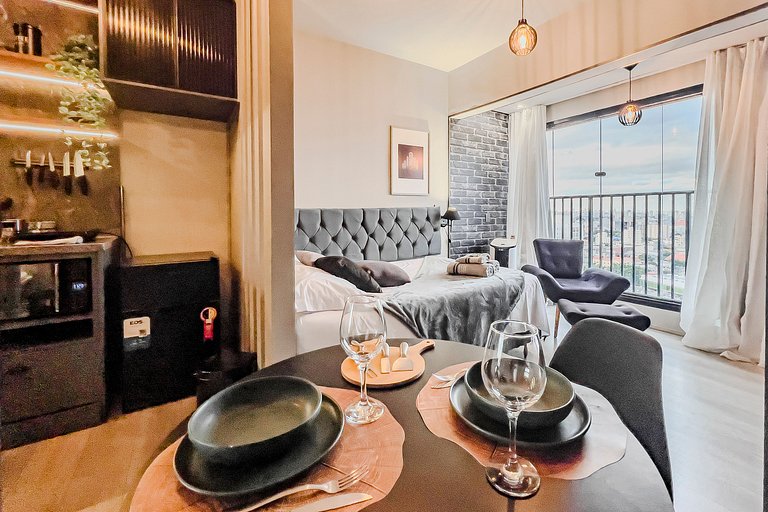 Apê Completo + Vaga, AC, Piscina, Maq. Lava e Seca