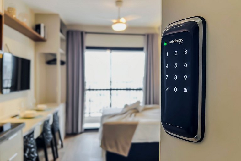 Studio com Vista Incrível + AC e Piscina