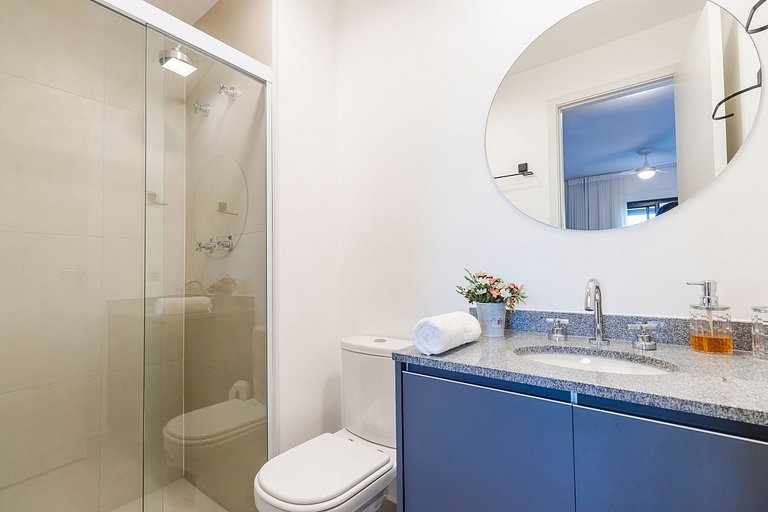 Studio p/ 4 pessoas + Vaga, Piscina e Rooftop!