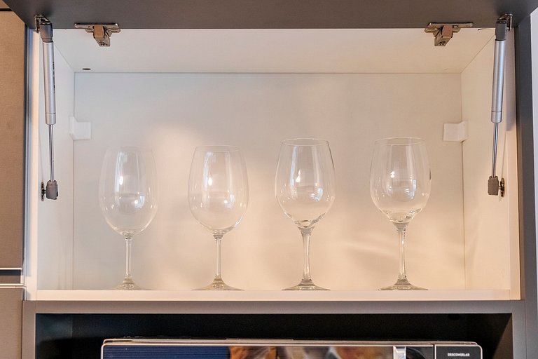 Studio p/ 4 pessoas + Piscina e Rooftop!