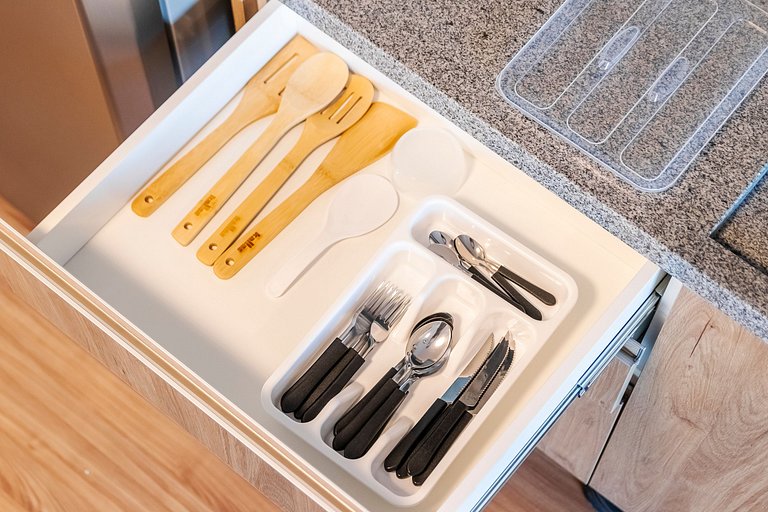 Studio p/ 4 pessoas + Piscina e Rooftop!