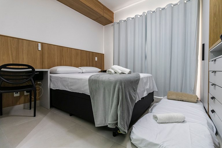 Studio Completo + Frente ao Metrô