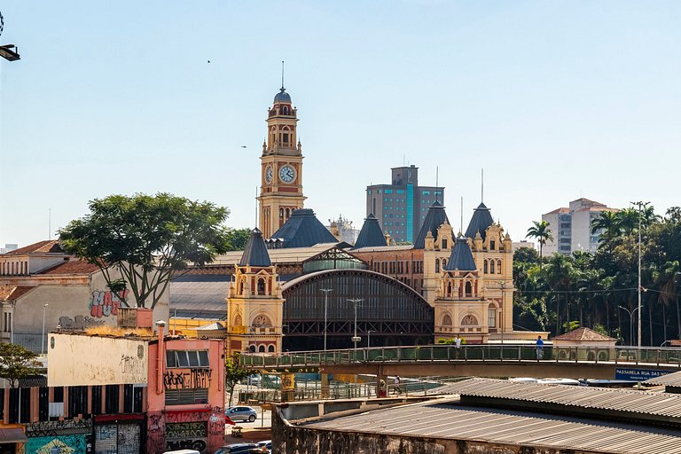 Apê Completo - Metrô, Piscina, Rooftop e Coworking