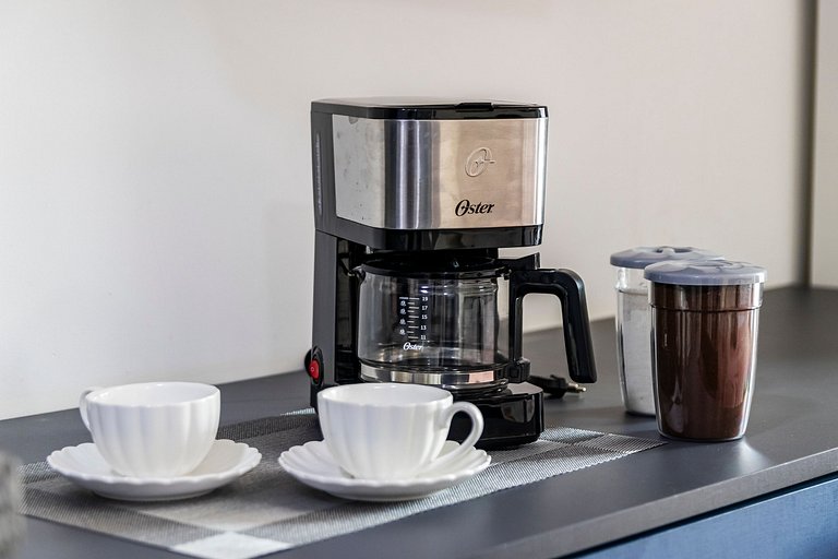 Studio Cama King + Vaga e Piscina!