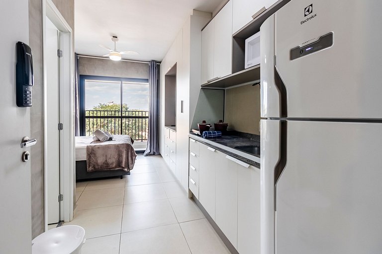 Studio Próx. 25 de Março + Vaga, Piscina e Rooftop