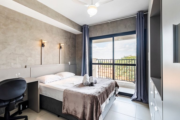 Studio Próx. 25 de Março + Vaga, Piscina e Rooftop