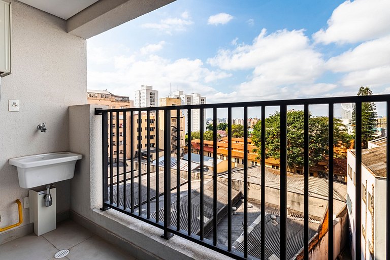Studio Completo - Piscina, Rooftop e Coworking
