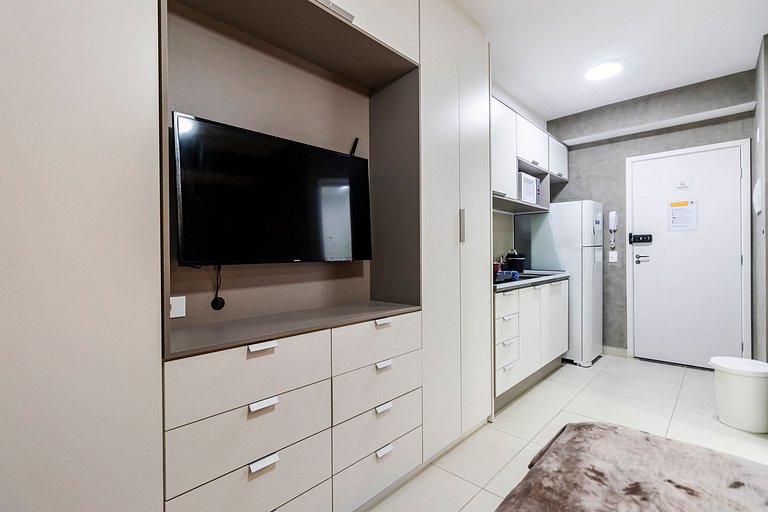 Studio Próx. 25 de Março + Vaga, Piscina e Rooftop