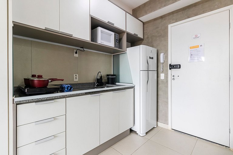 Studio Próx. 25 de Março + Vaga, Piscina e Rooftop