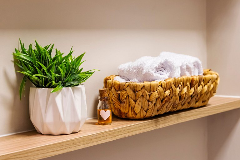 Studio Moderno C/ Vaga, AC, Piscina e Rooftop