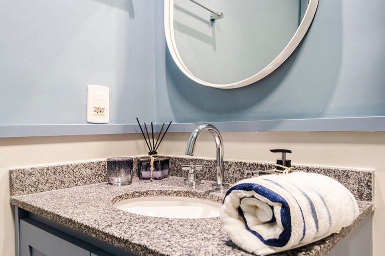 Studio c/ Banheira no 20º + Vaga e Vista Incrível!