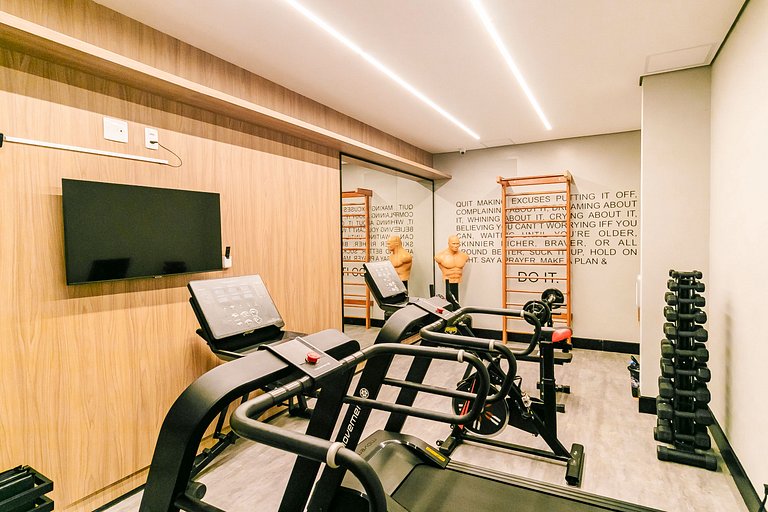 Studio Calmo c/ Vista Verde a 650m da Av. Paulista