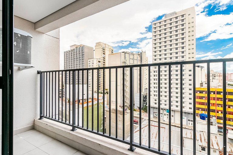 Studio p/ 4 pessoas - Piscina, Coworking e Rooftop
