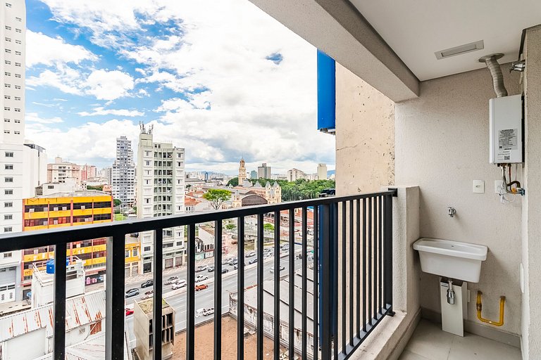 Studio p/ 4 pessoas - Piscina, Coworking e Rooftop