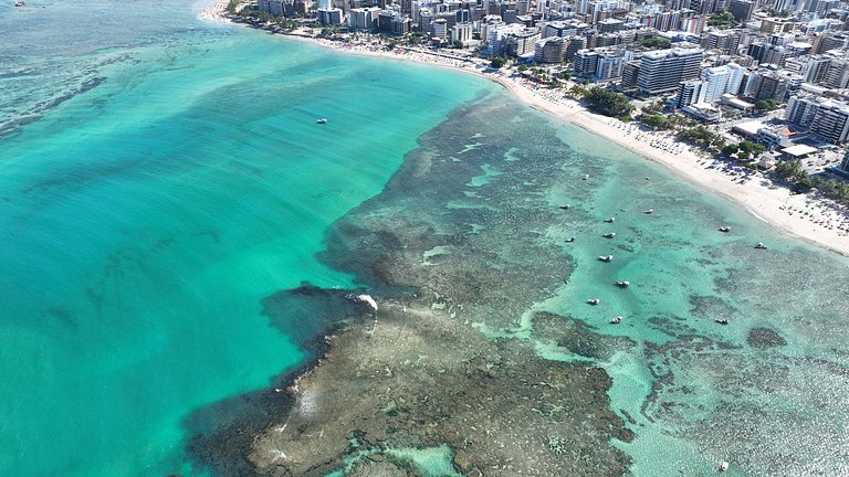 Conforto Beira Mar Pajuçara – Perto das Piscinas