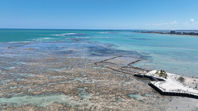 Conforto Beira Mar Pajuçara – Perto das Piscinas