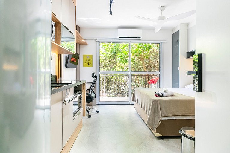 Studio apenas 650m da Av. Paulista + Academia