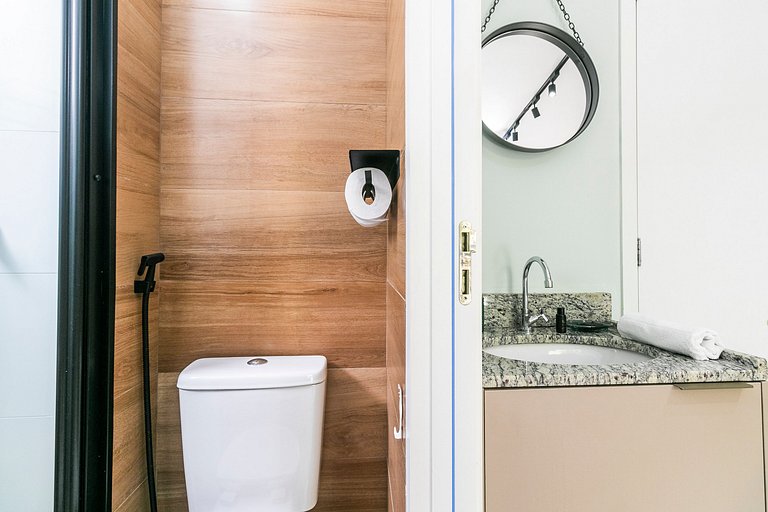 Studio apenas 650m da Av. Paulista + Academia