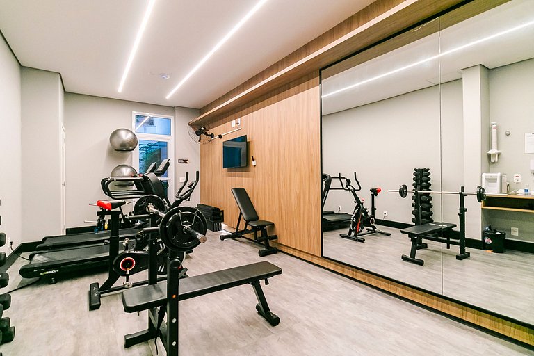 Studio apenas 650m da Av. Paulista + Academia