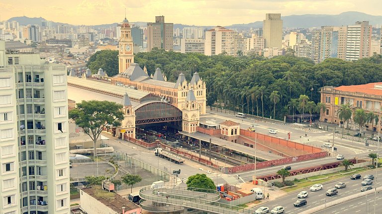 SP Luxo - Cama Queen - Andar Alto e AC