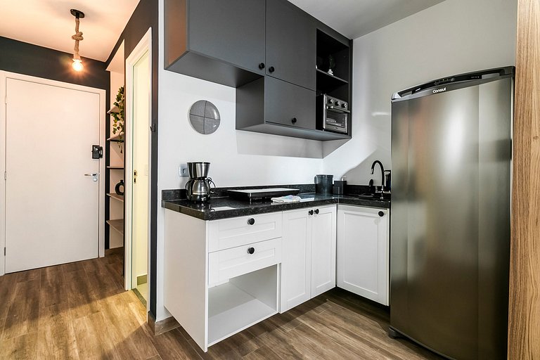 Studio Moderno c/ Ar a 600m do Allianz Parque!