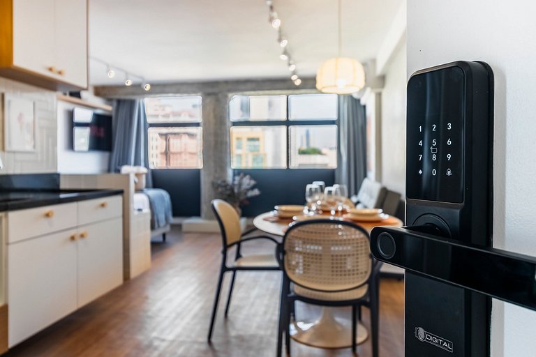 Apê muito estiloso no 22º Andar - Sampa SKY