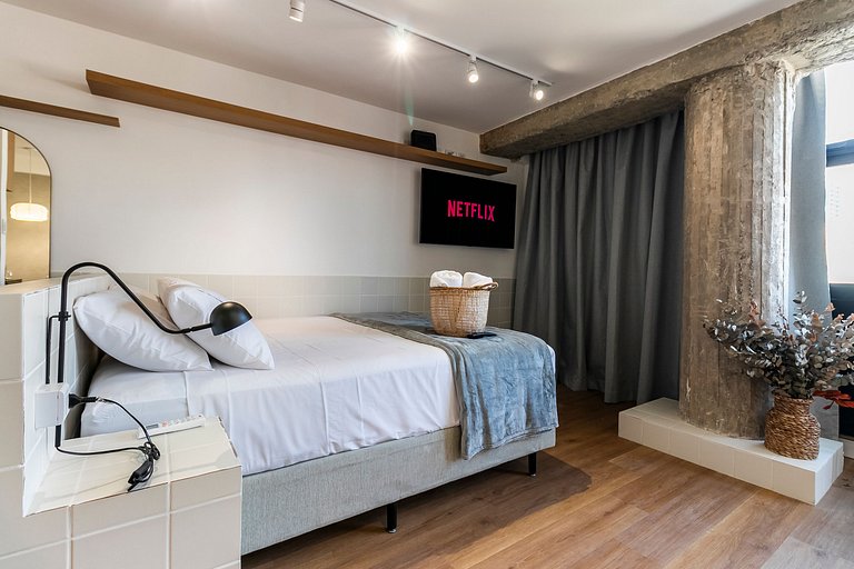 Apê muito estiloso no 22º Andar - Sampa SKY