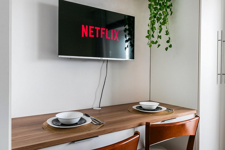 Studio Exclusivo Cama King + Piscina!