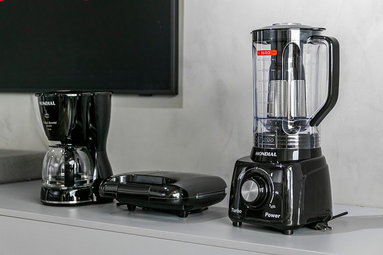 Studio Luxo e Vista Incrível + AC e Piscina