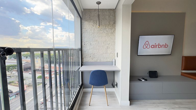 SP Luxo - Cama Queen - Andar Alto e AC