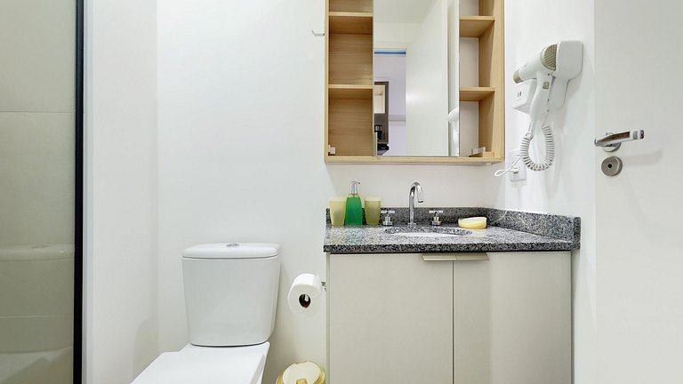 Studio Exclusivo + AC + Piscina + Metrô