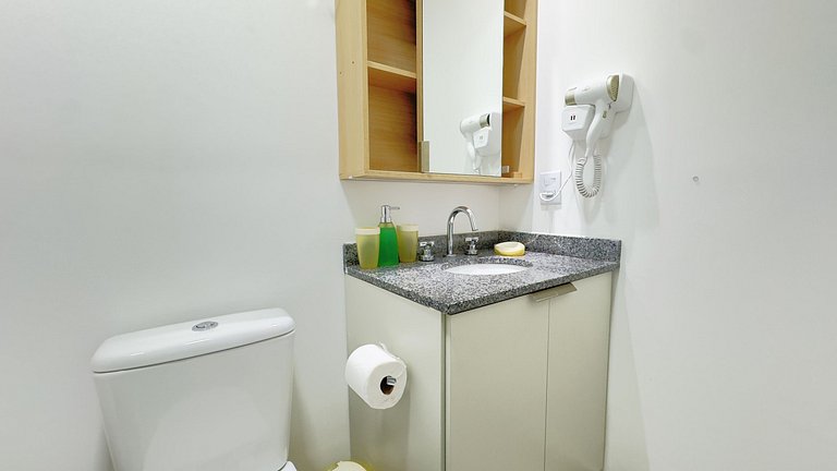 Studio Exclusivo + AC + Piscina + Metrô